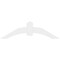 Ekena Millwork Archdale Architectural Grade PVC Gable Bracket, 60"W x 17 1/2"H x 2"D x 6"F, 7/12 Pitch GBP060X18X0206ARC00 - alternate 4